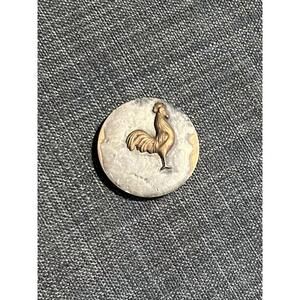 NEW ART BY AMY LABBE rooster mobile phone accessory in butter